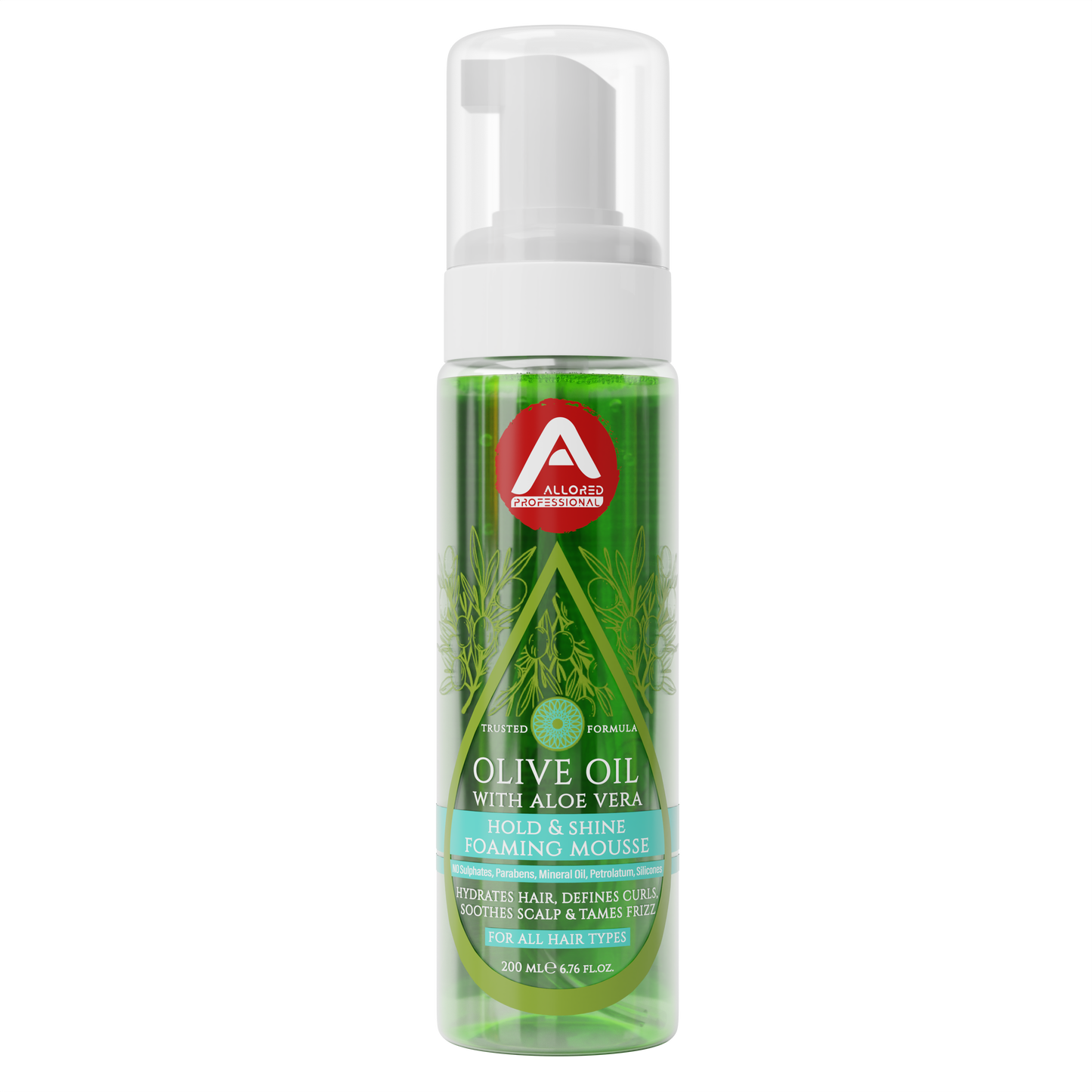 Olive Oil w/ Aloe Vera Foaming Mousse 200ml