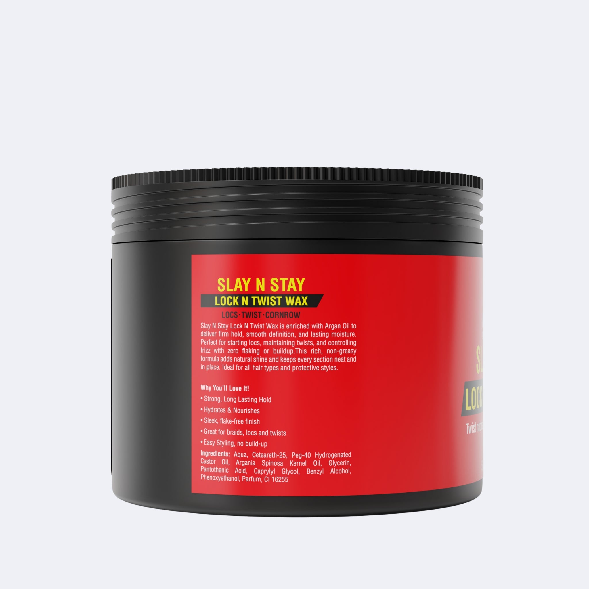 Slay N Stay Lock n Twist Wax Firm Hold with Argan Oil 500ml
