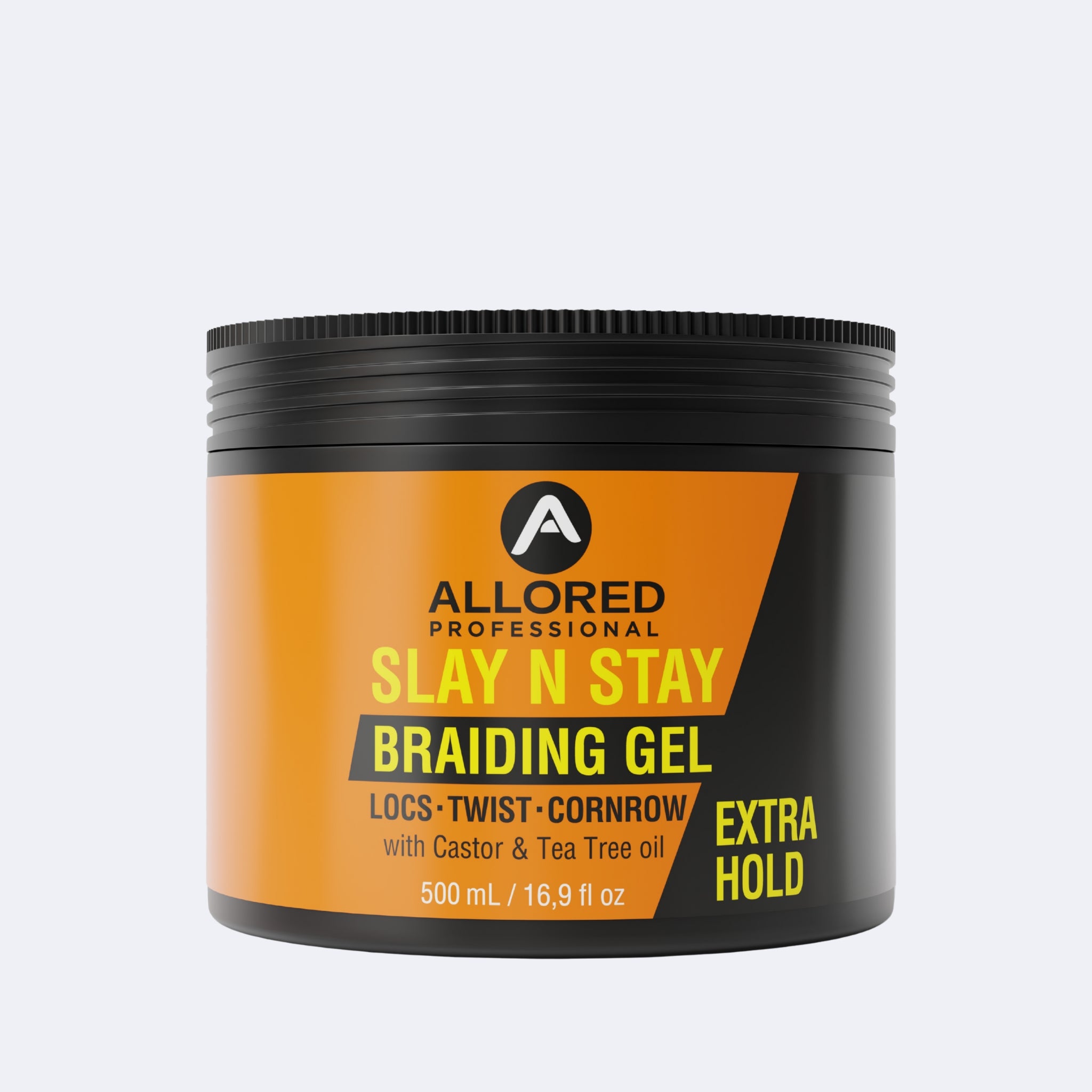 Slay N Stay Braiding Gel Extra Hold with Castor & Tea Tree Oil 500ml