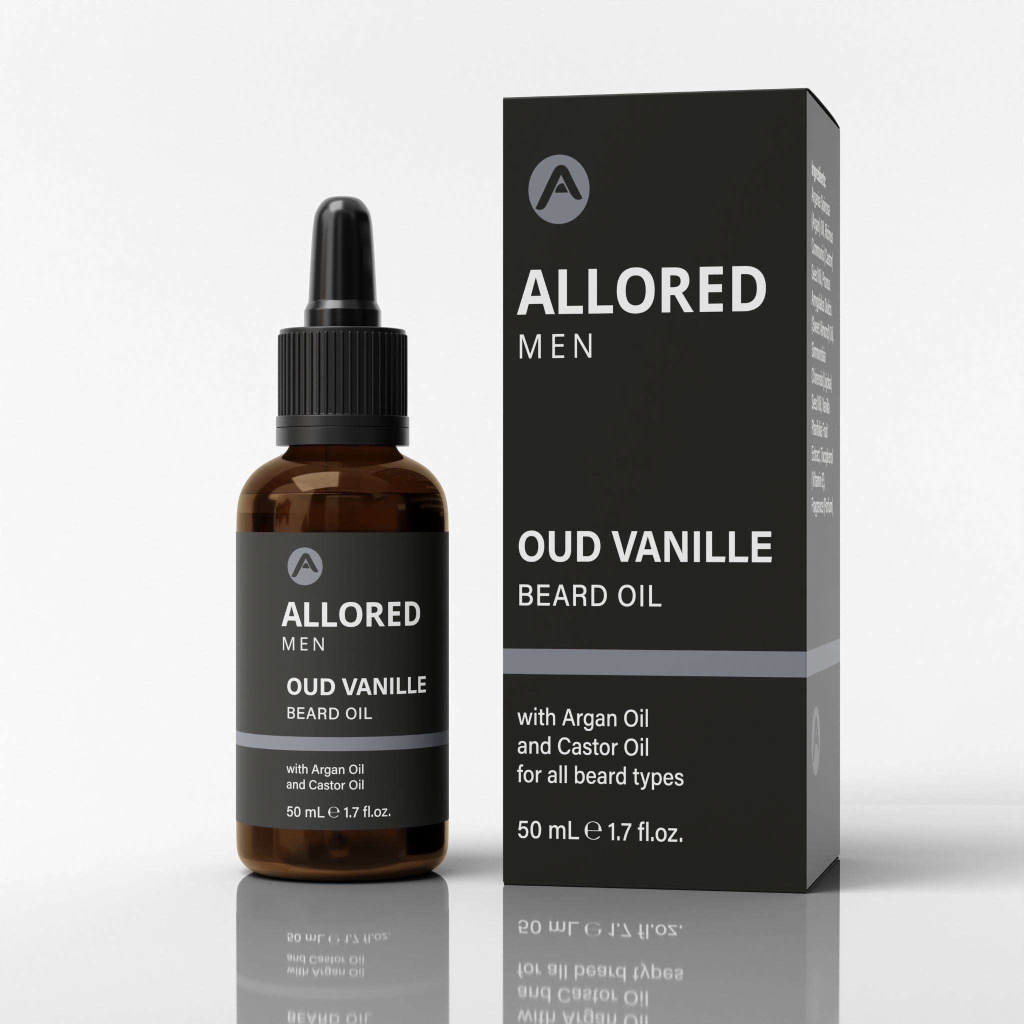 Oud Vanille Beard Oil with Argan & Castor Oil 50ml
