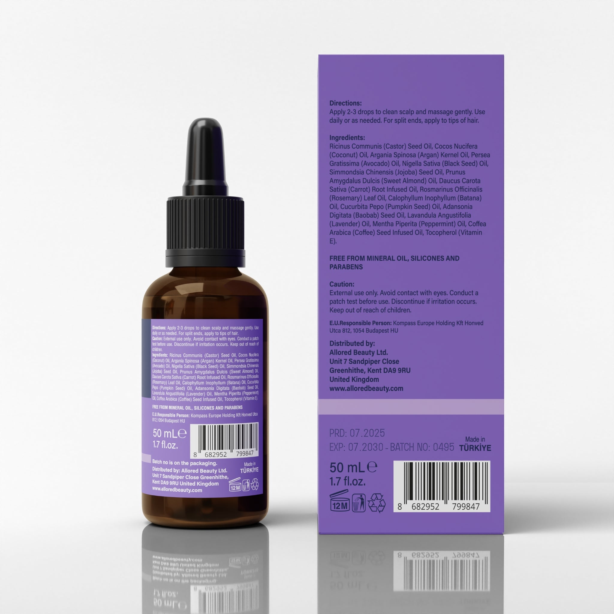 RootFix Growth Oil with Batana & Rosemary - 15 Botanical Oils 50ml