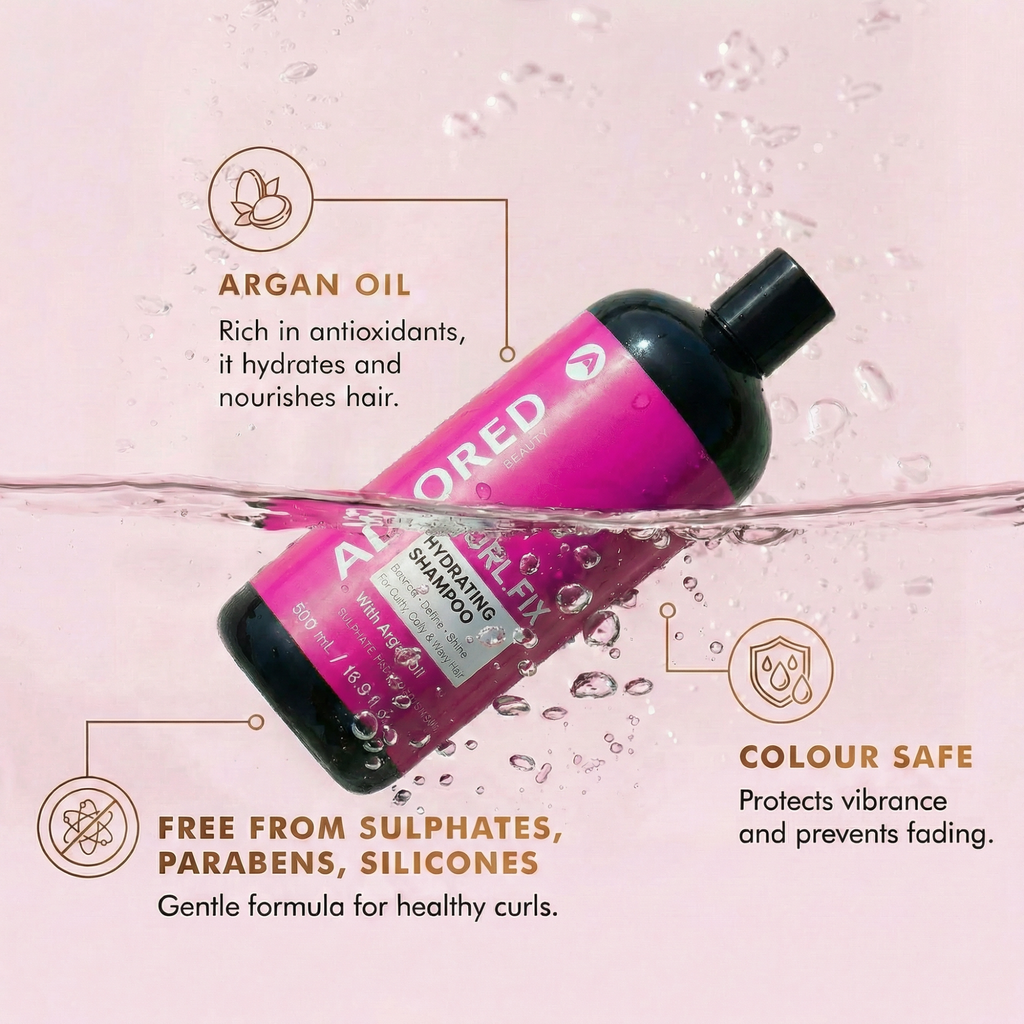 Curlfix Hydrating Shampoo with Argan Oil 500ml