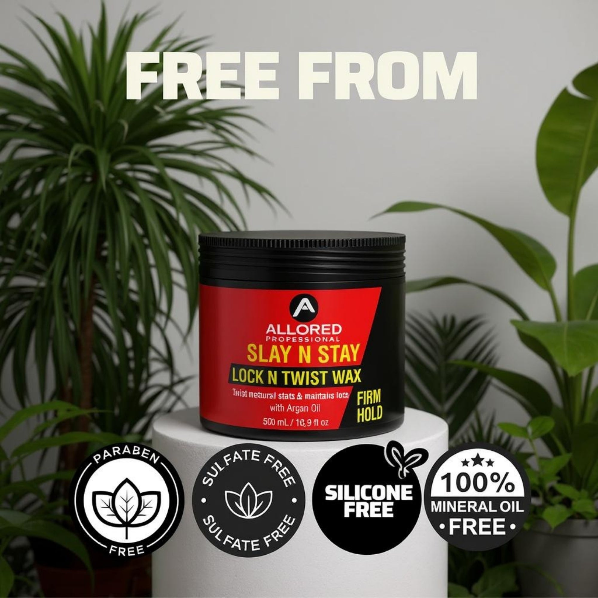 Slay N Stay Lock n Twist Wax Firm Hold with Argan Oil 500ml