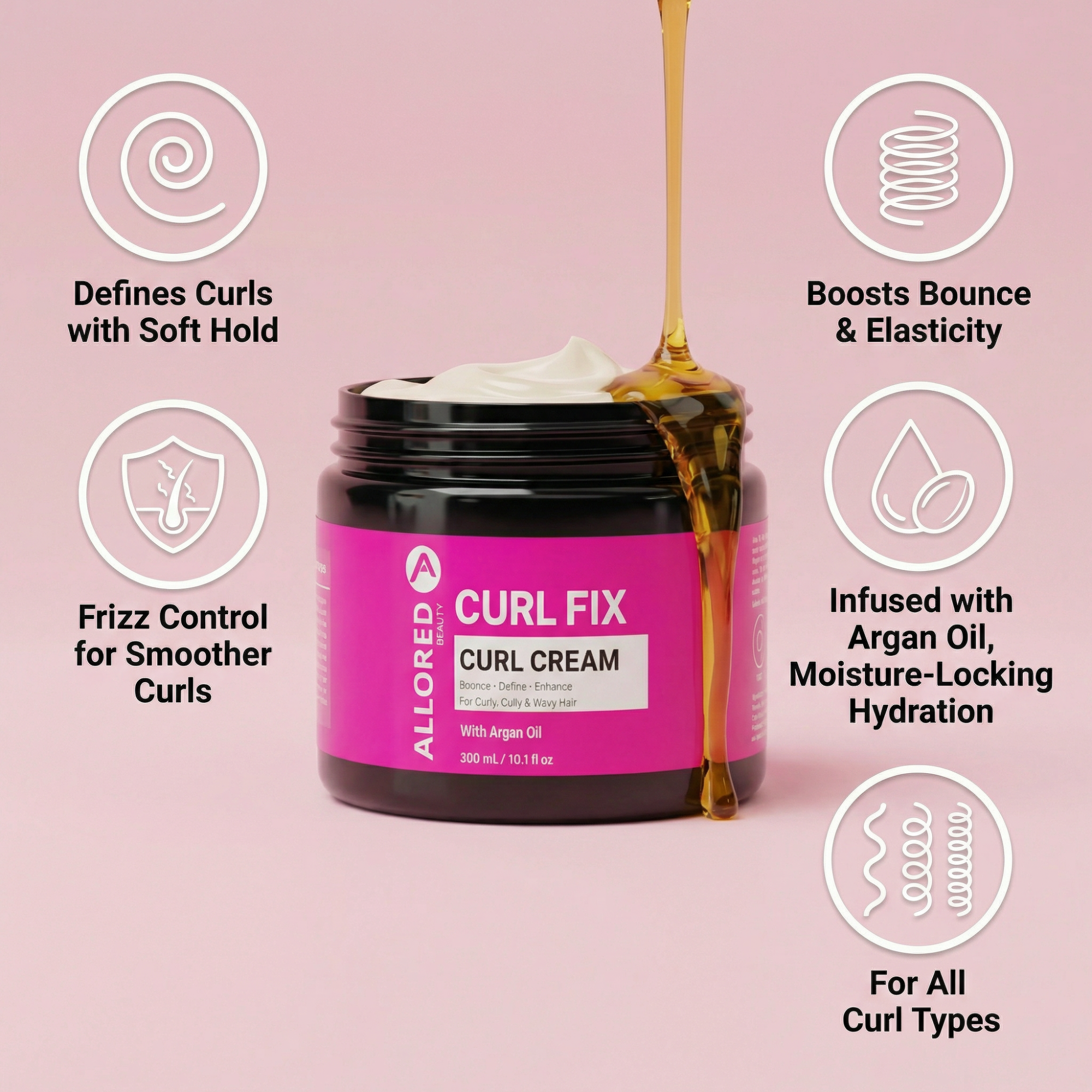 Curl Cream with Argan Oil 300ml
