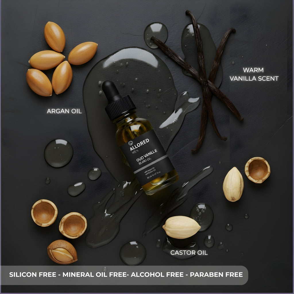 Oud Vanille Beard Oil with Argan & Castor Oil 50ml
