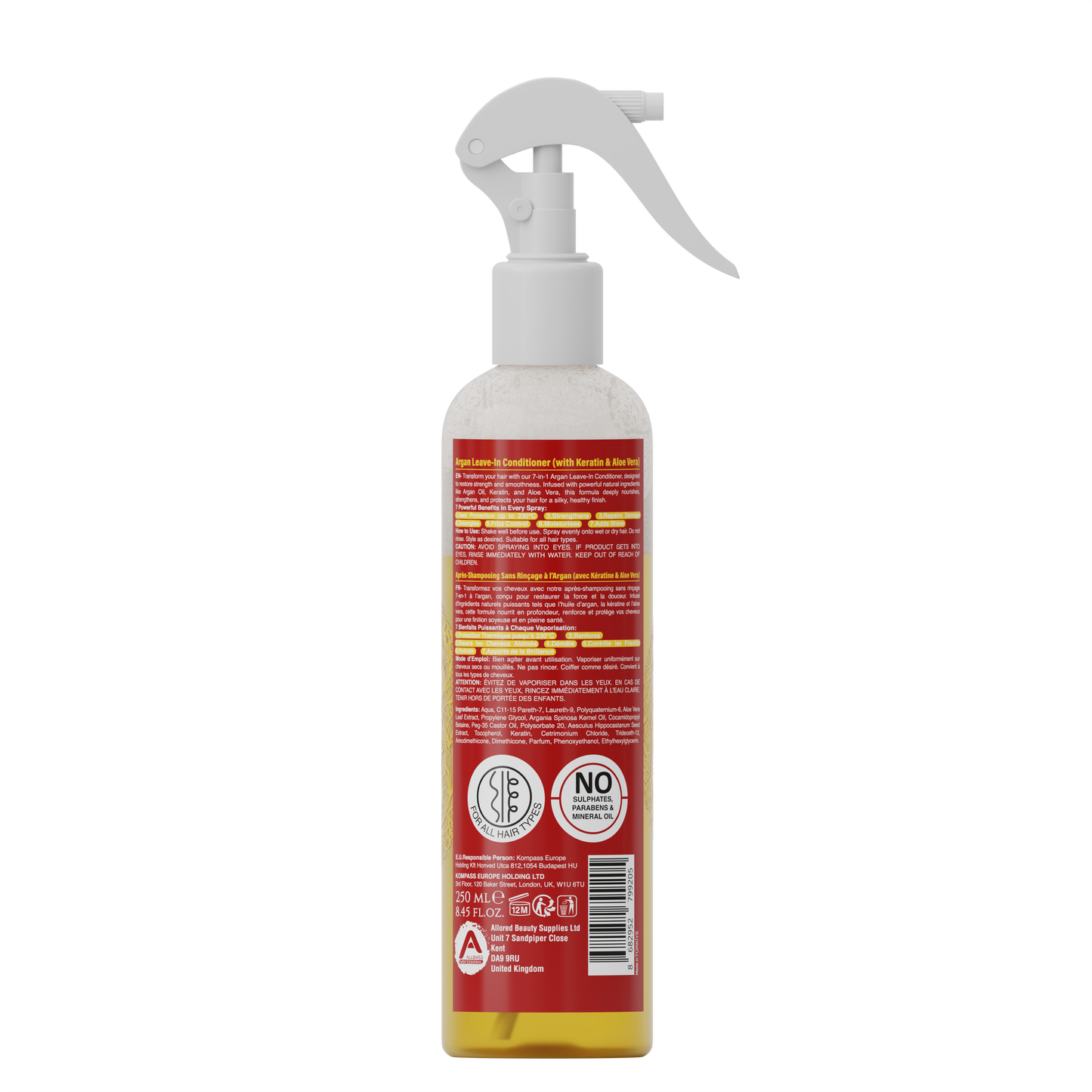 Argan Oil 7 in 1 Leave In Conditioner 250ml
