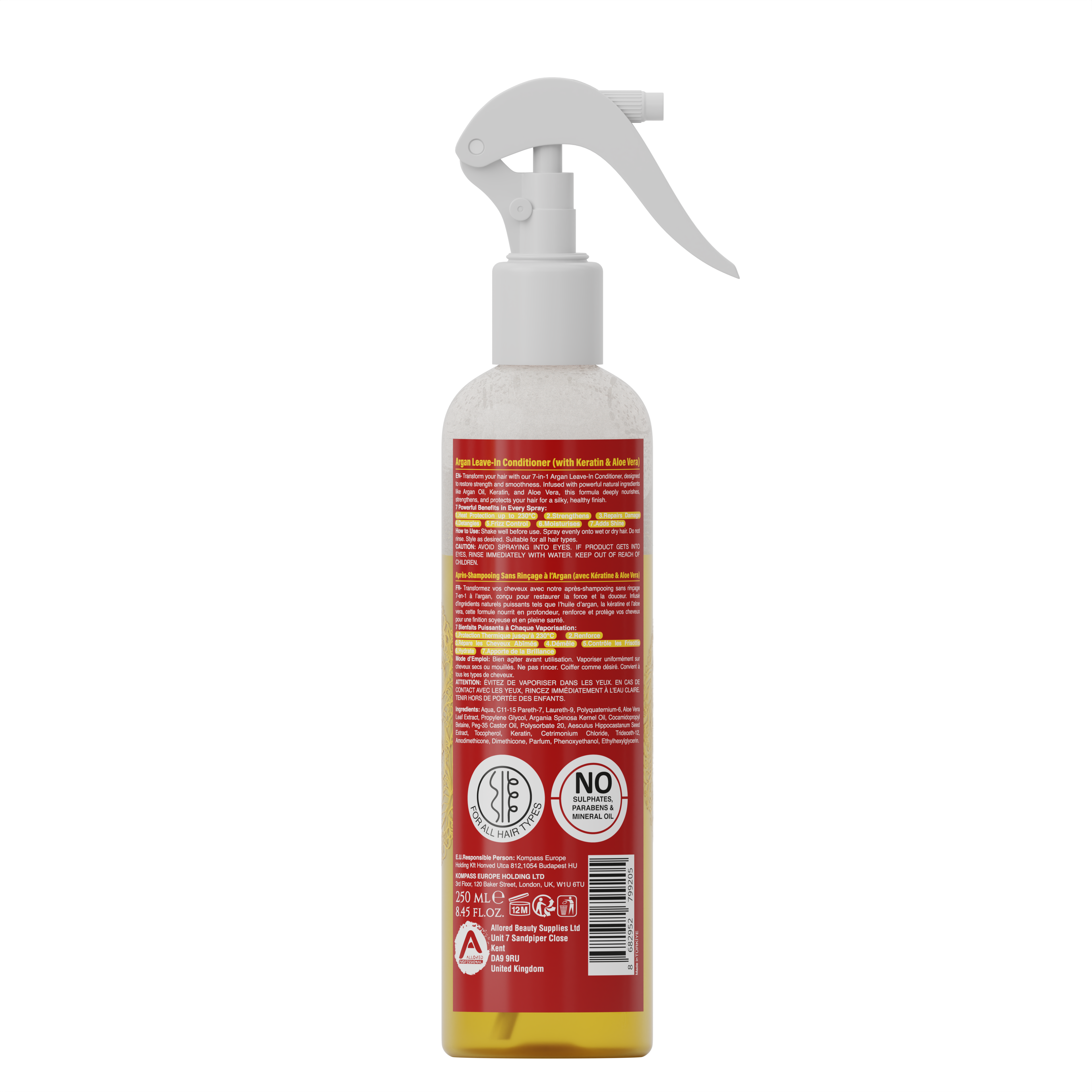 Argan Oil 7 in 1 Leave In Conditioner 250ml