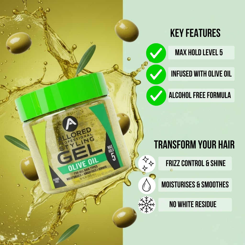 Styling Gel with Olive Oil Max Hold 473ml