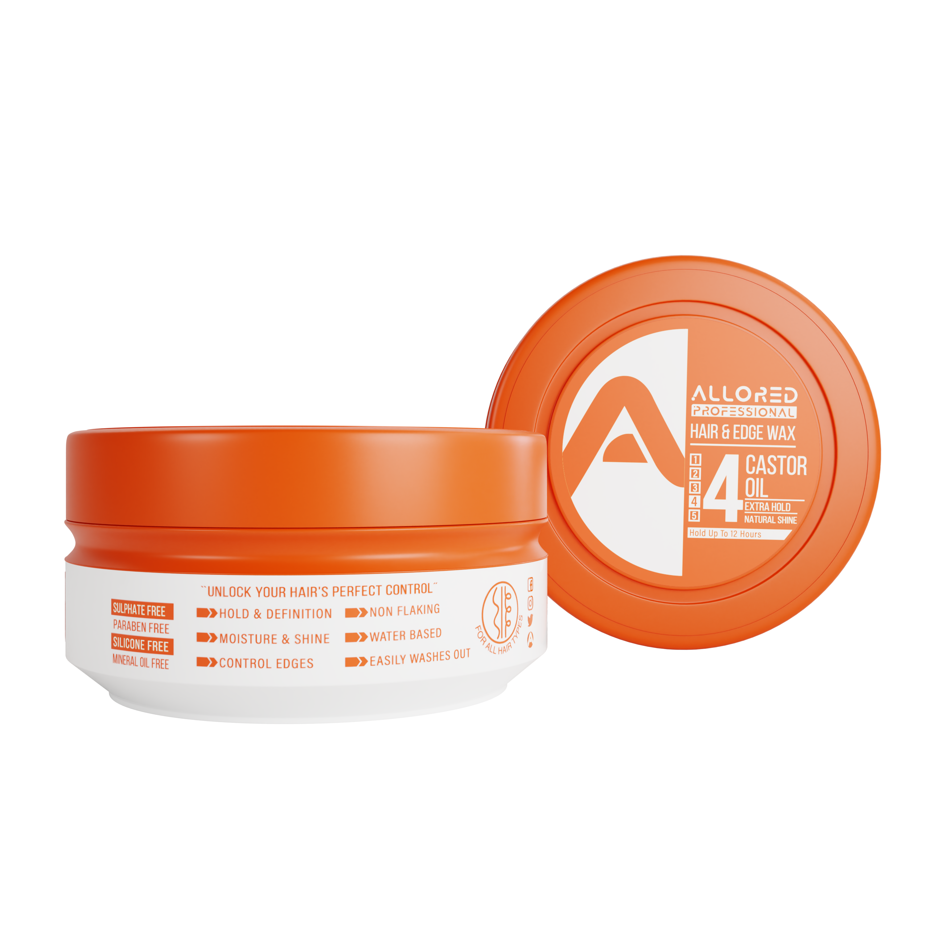 Castor Oil Hair & Edge Wax 150ml