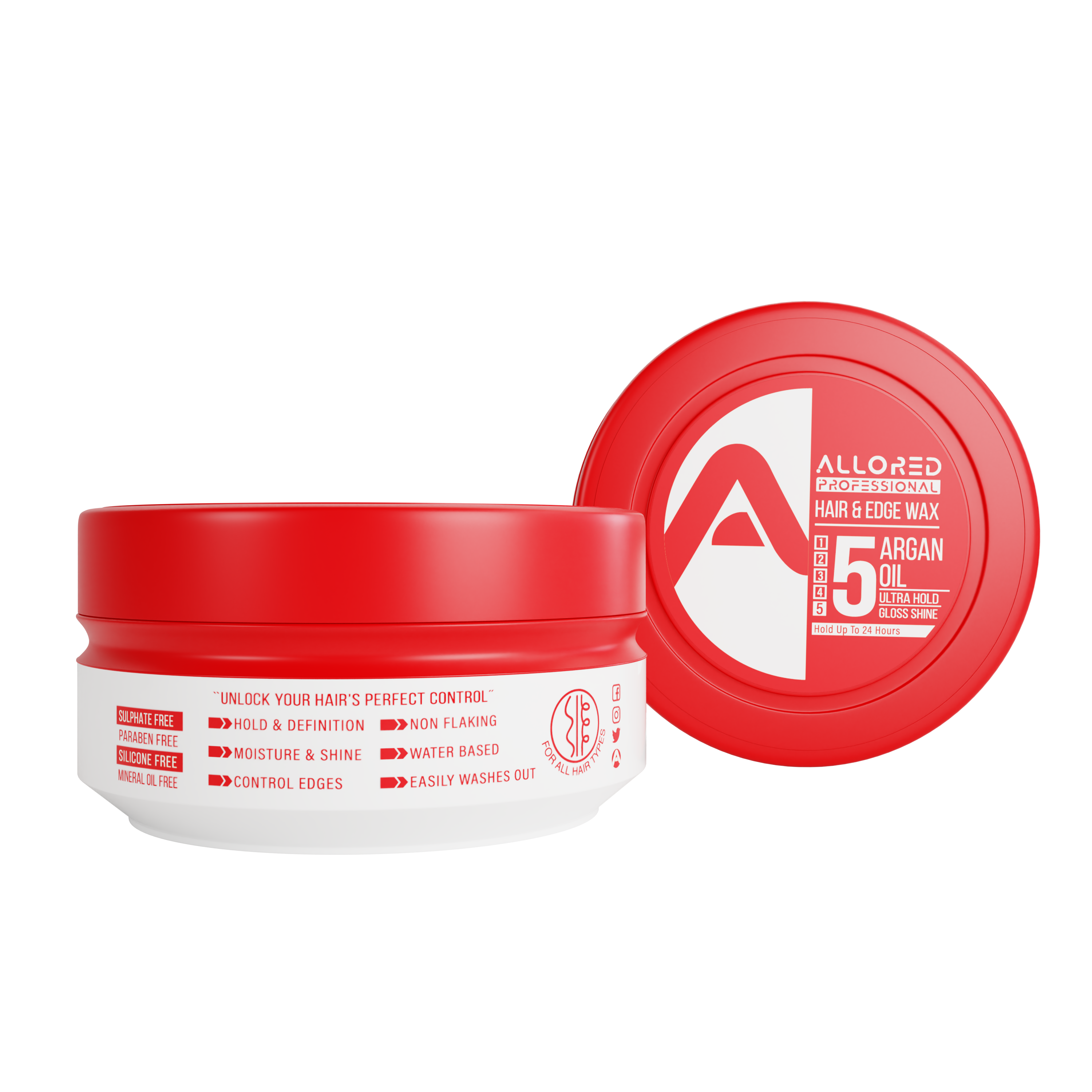 Argan Oil Hair & Edge Wax 150ml