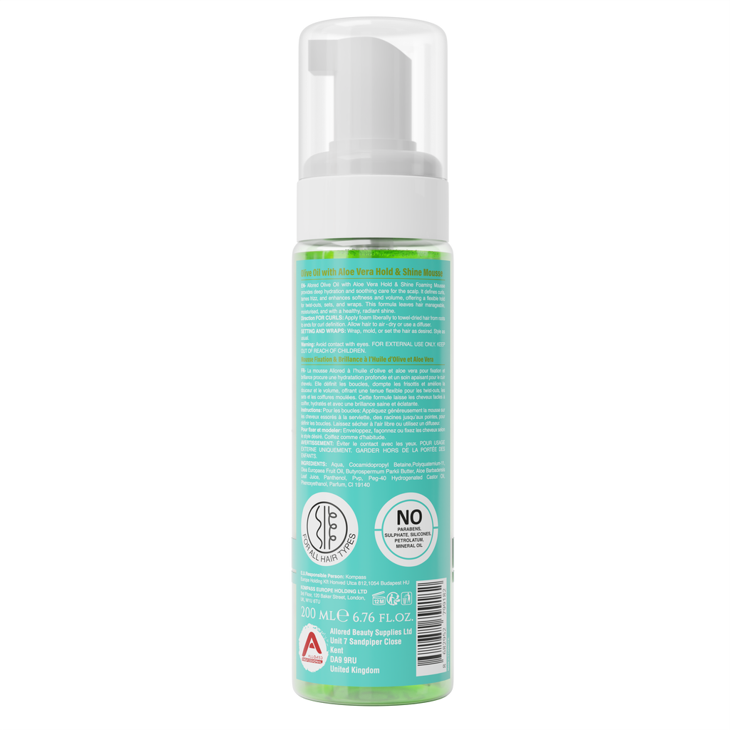 Olive Oil w/ Aloe Vera Foaming Mousse 200ml