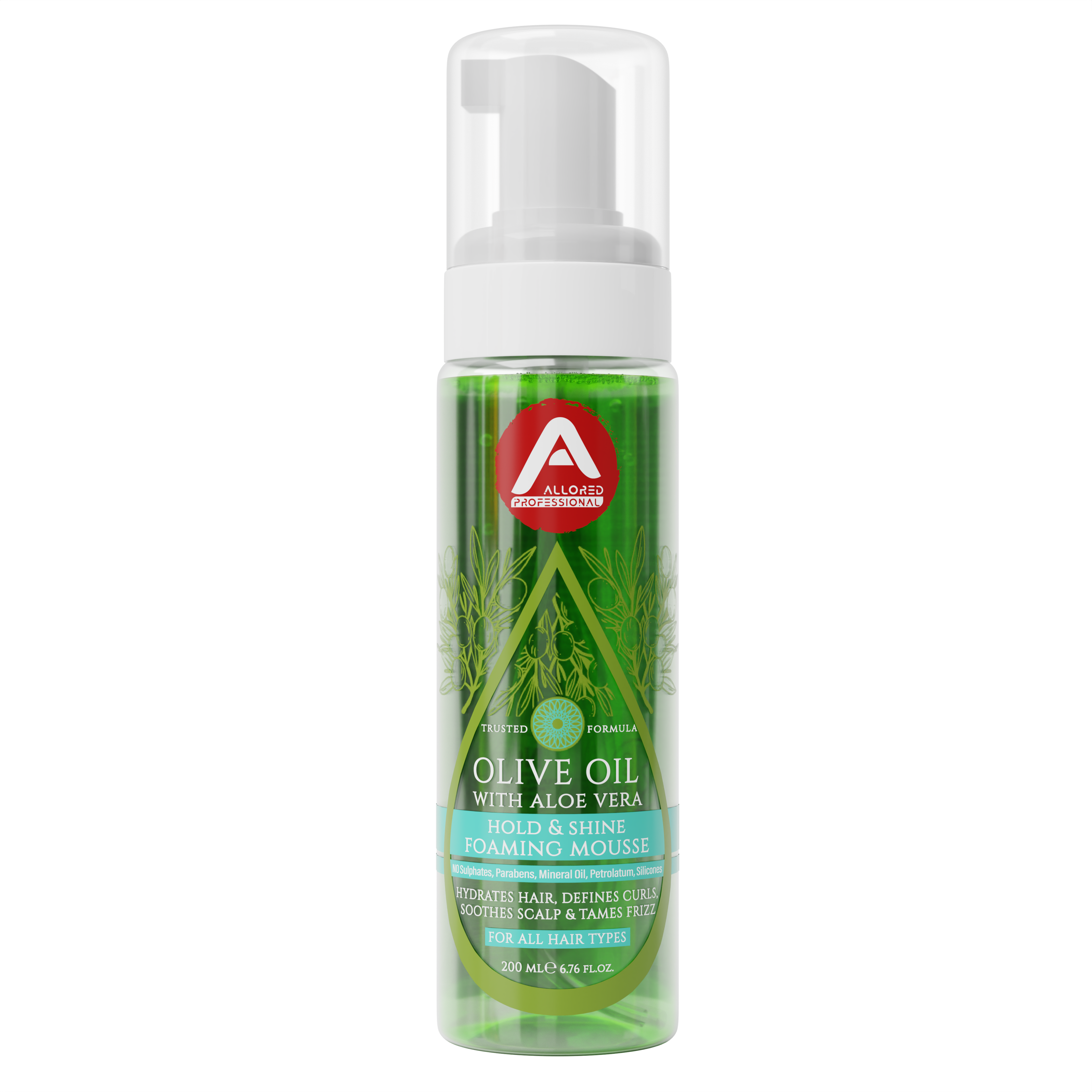 Olive Oil w/ Aloe Vera Foaming Mousse 200ml